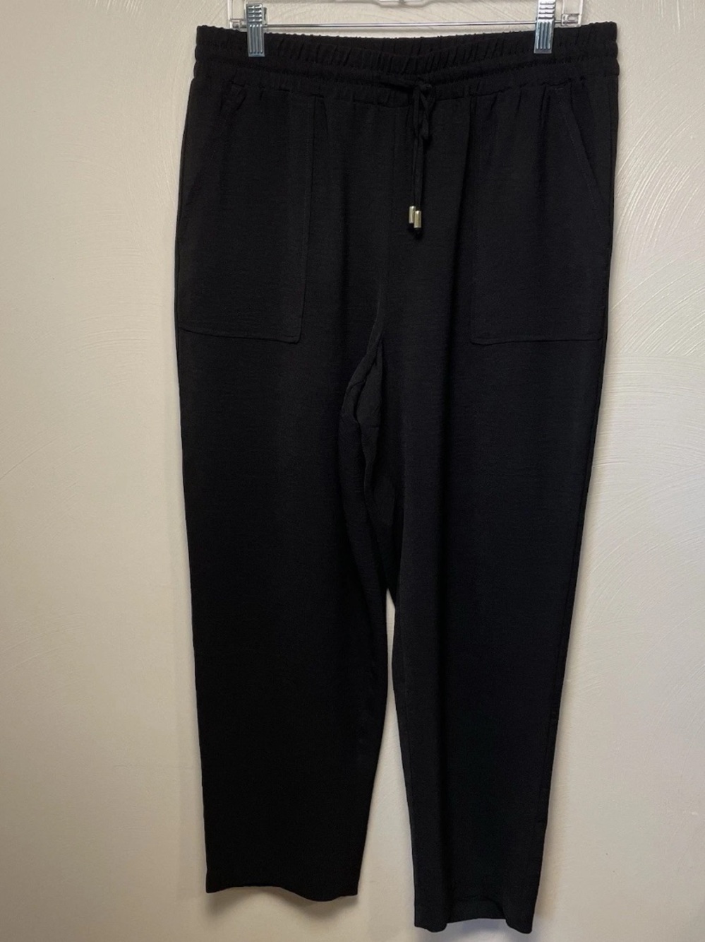 Ella Rafaella Black Womens Pants Size Large